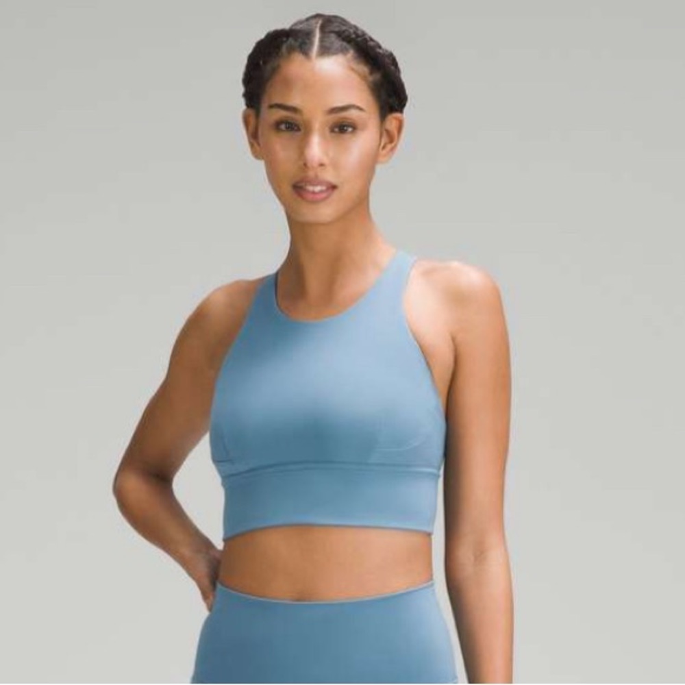 Lululemon NWT wunder train long line sports bra size 6